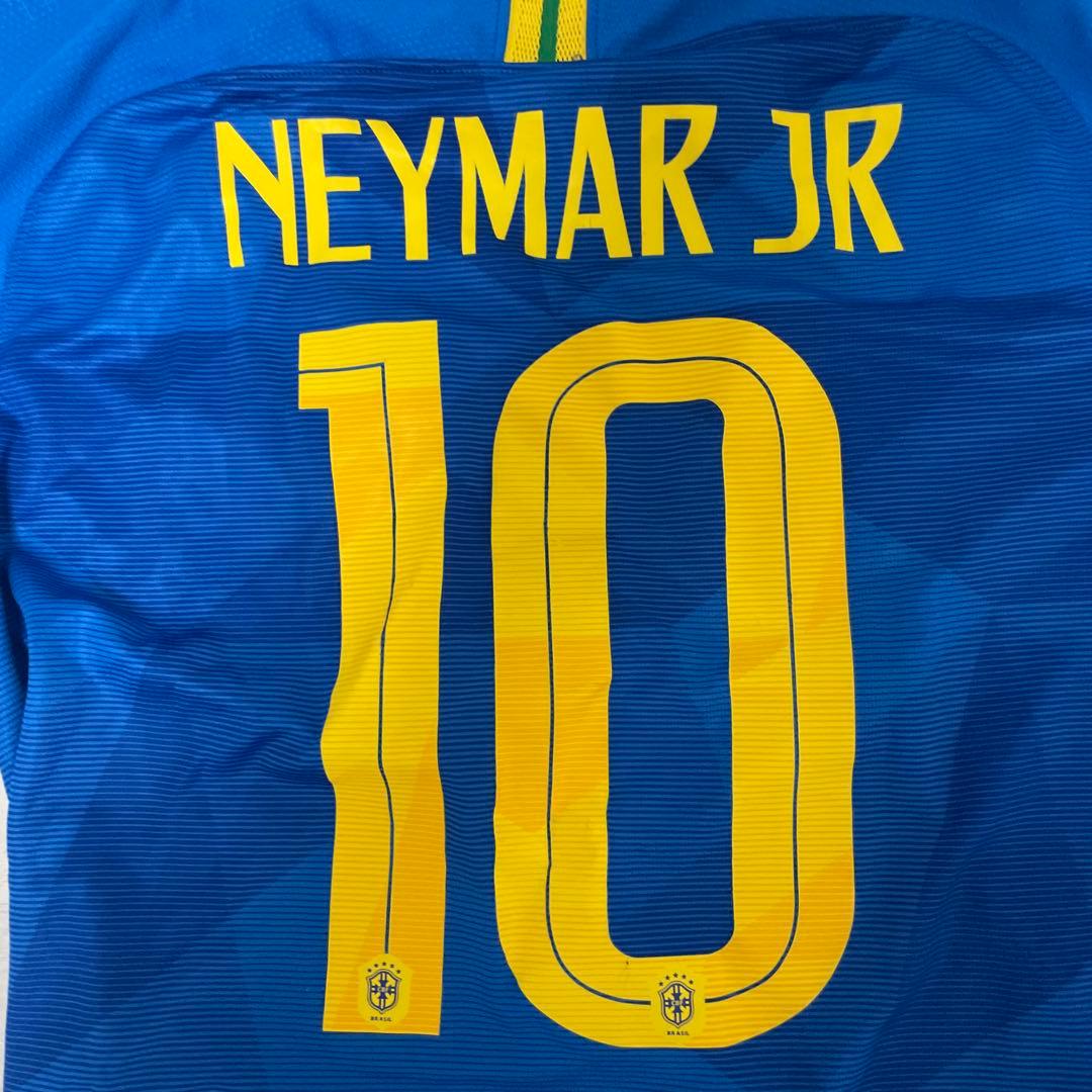 ネイマール　ブラジル代表2018ワールドカップアウェイユニフォーム　肩パッチ付き