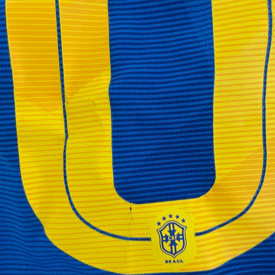 ネイマール　ブラジル代表2018ワールドカップアウェイユニフォーム　肩パッチ付き