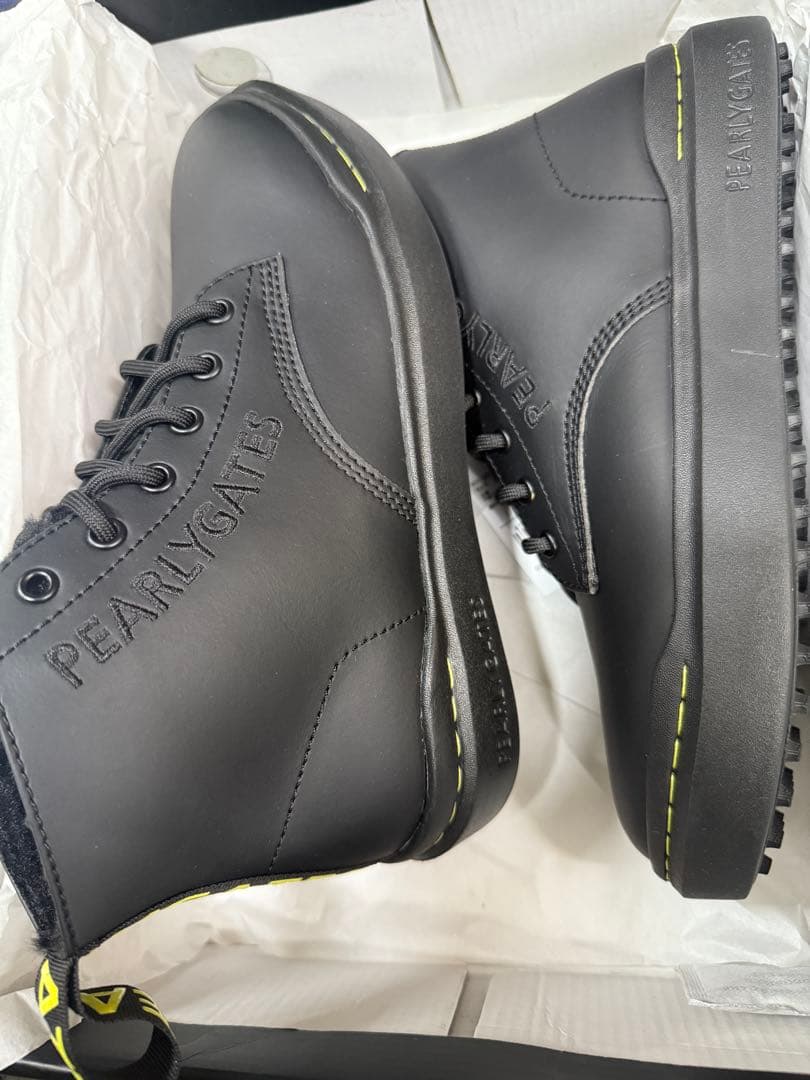 定価の半額以下‼︎PEARLY GATES ブラックブーツ