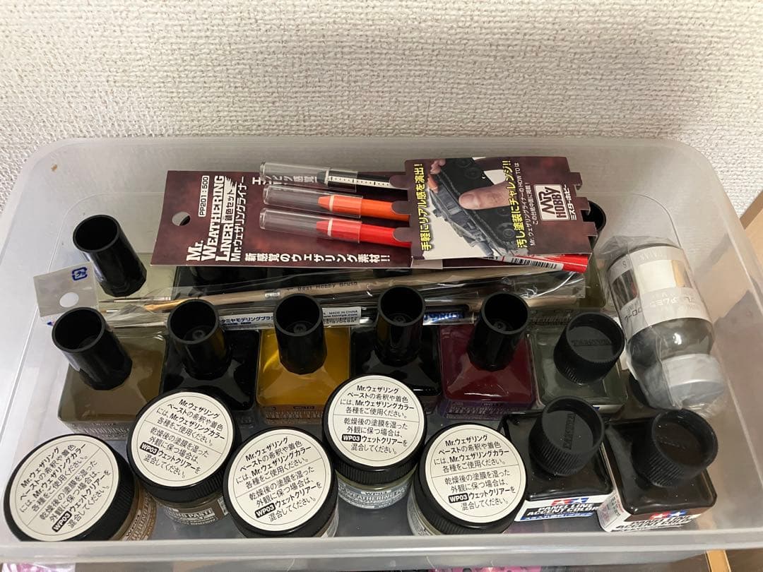 【最終値下】プラモデル　ウェザリング塗料一式