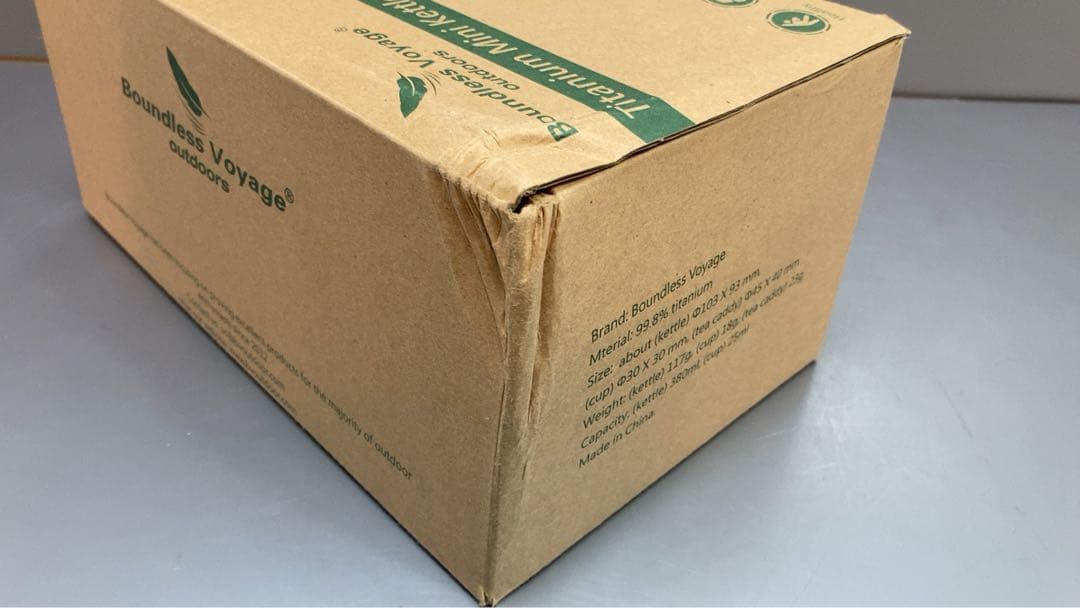 Boundless Voyage Ti3110D チタン　ティーポット　湯呑み