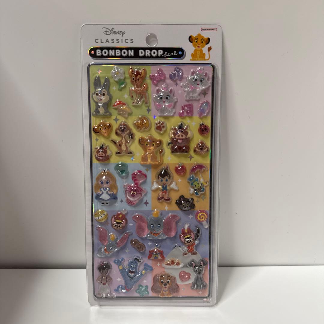 【正規品】ディズニークラシックス ボンボンドロップシール 7枚セット