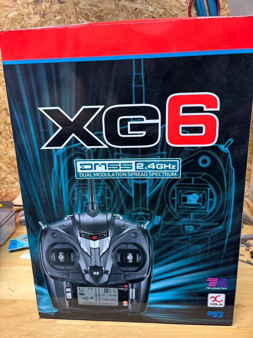 XG6 2.4GHz ラジコン送信機、受信機