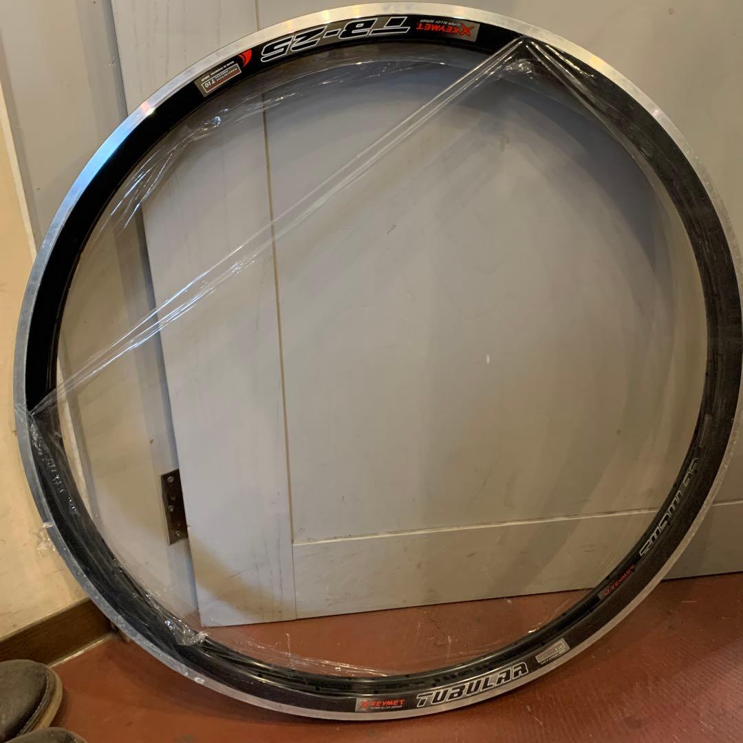 X-EYEMET T-25 チューブラーリム　32H ブラック