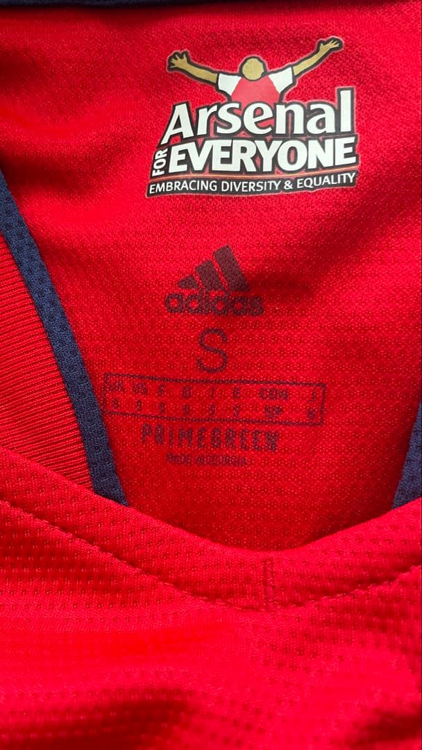 アーセナルFC アディダス ユニフォーム ゲームシャツ 赤 白