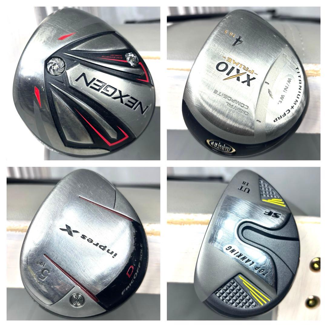 本格派 メンズゴルフクラブ 13本 フルセット ゴルフセット お試しセット