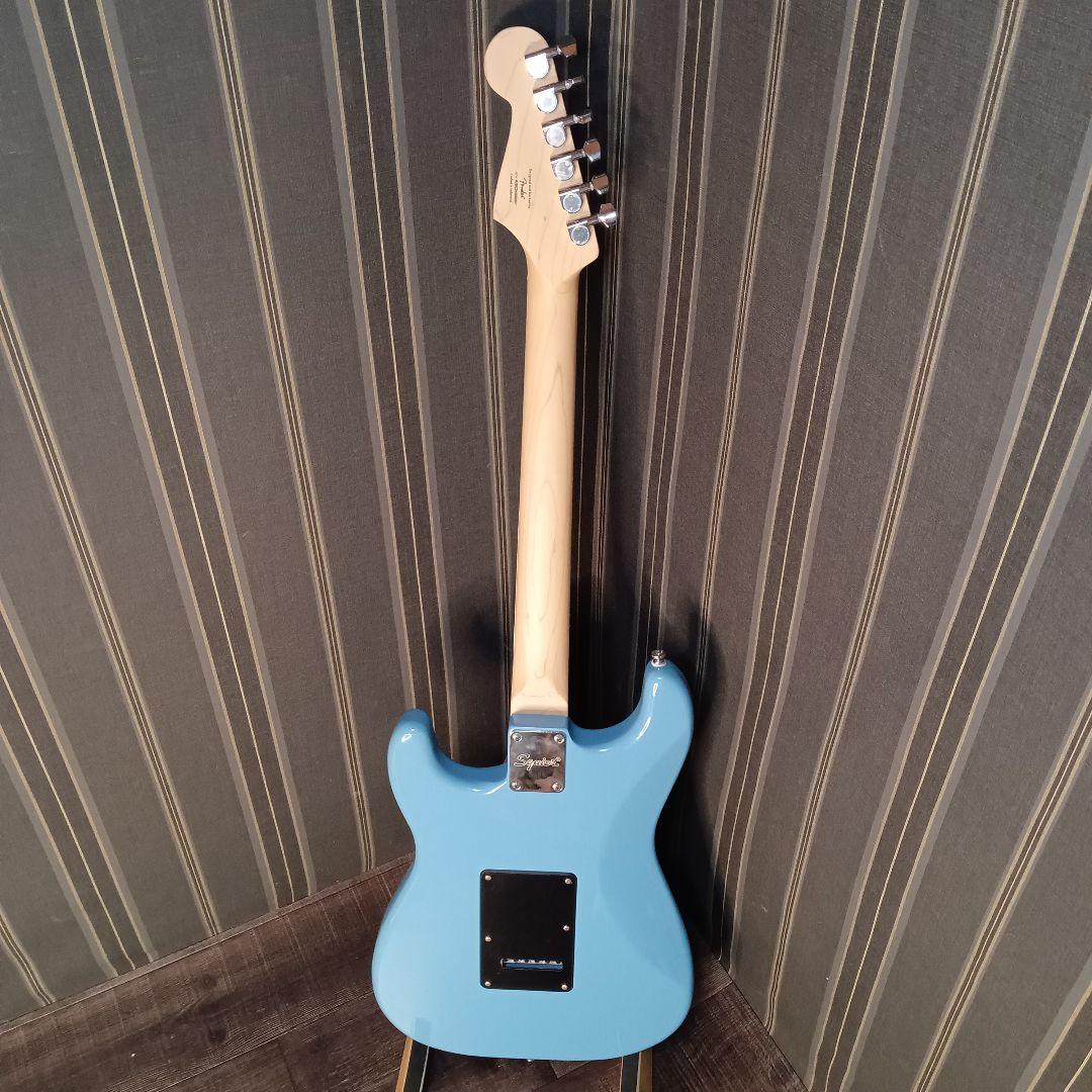 美品 Squier スクワイヤー BLUE ストラト エレキギター ケース