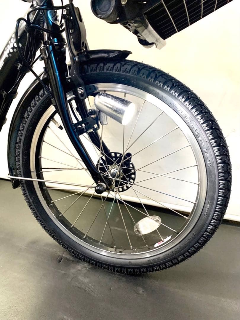 1年保証 送料無料　ブリヂストン　20インチ 子供乗せ　黒色　電動アシスト自転車