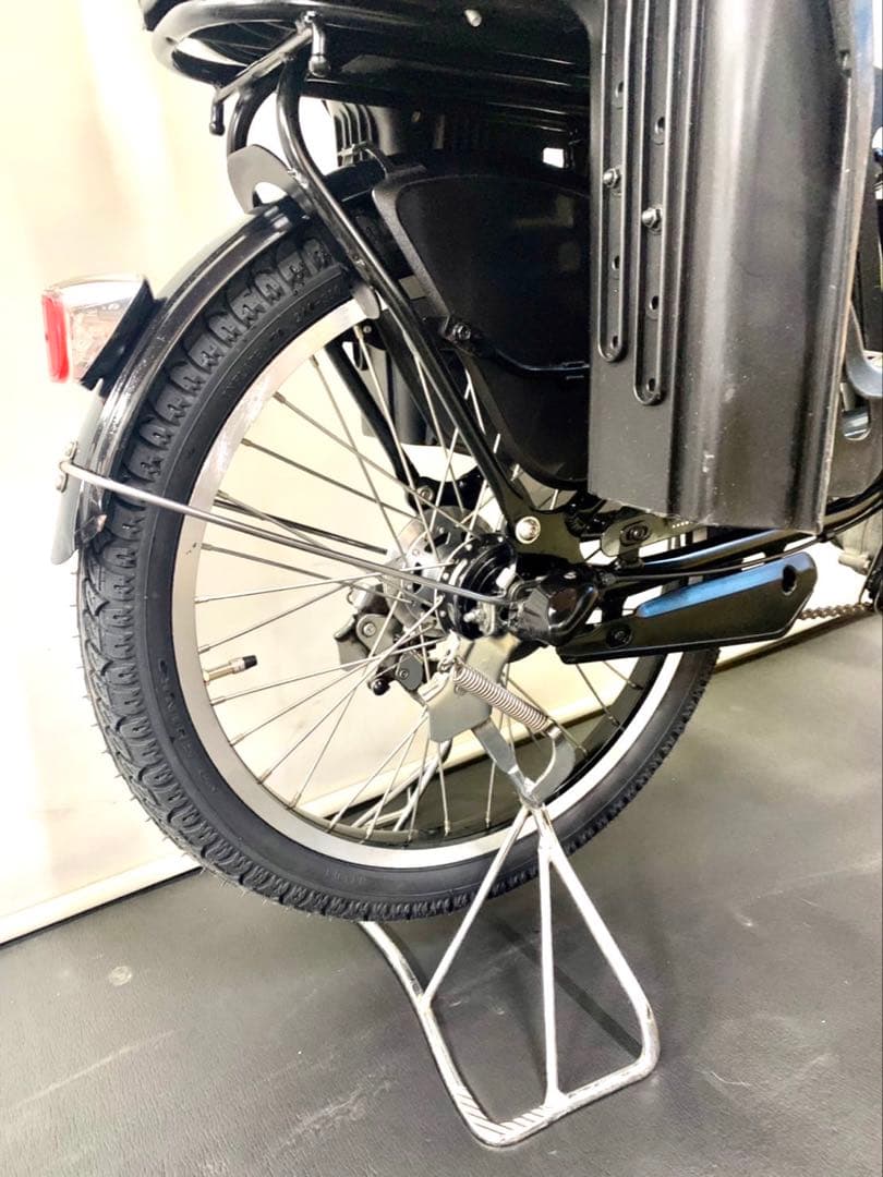 1年保証 送料無料　ブリヂストン　20インチ 子供乗せ　黒色　電動アシスト自転車