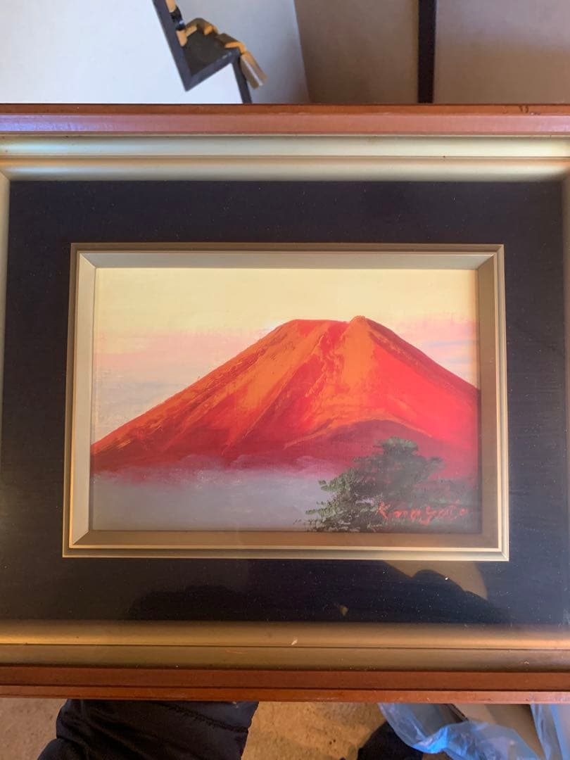 赤富士　永田金吾