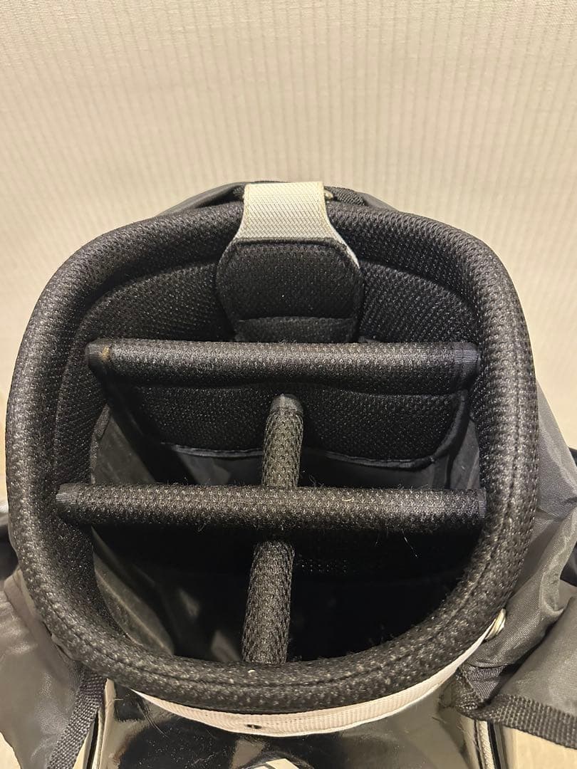 アディダス ゴルフ キャディバッグ ホワイト×ブラック メンズ用