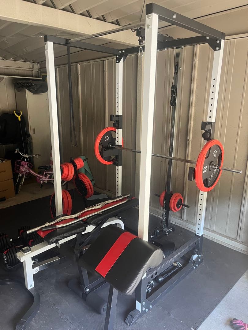 マスキュラーセット140R ラバーバーベルセット IROTECアイロテック