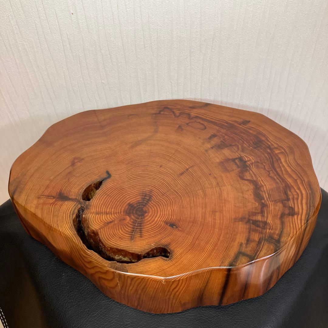 【最終値引】希少　屋久杉飾り台　一枚板　屋久杉　屋久杉工芸品　世界遺産　花台