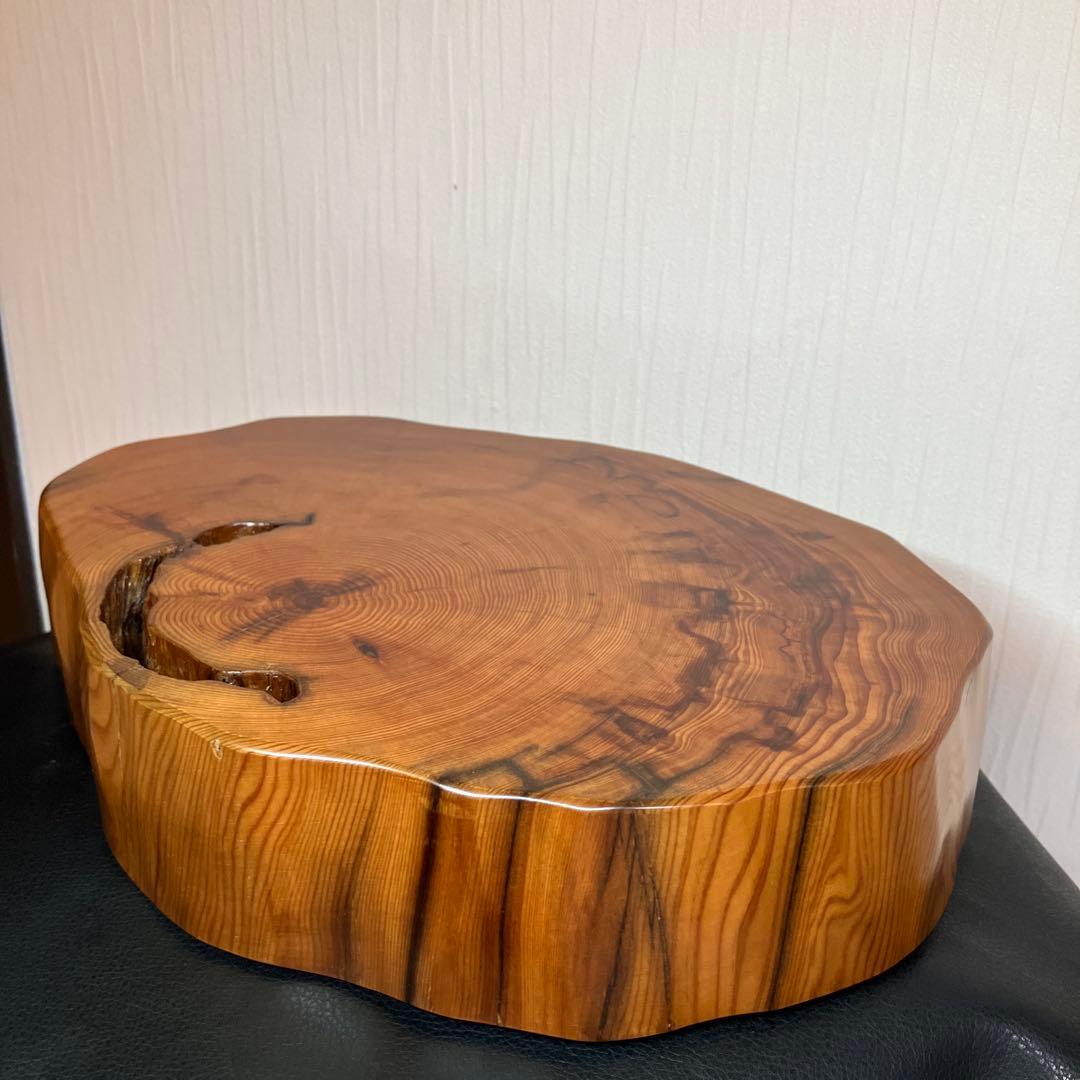【最終値引】希少　屋久杉飾り台　一枚板　屋久杉　屋久杉工芸品　世界遺産　花台