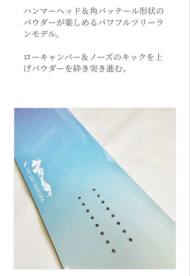 The DAY . HAKUBA 値下げ中　リキッドワックス済送料込