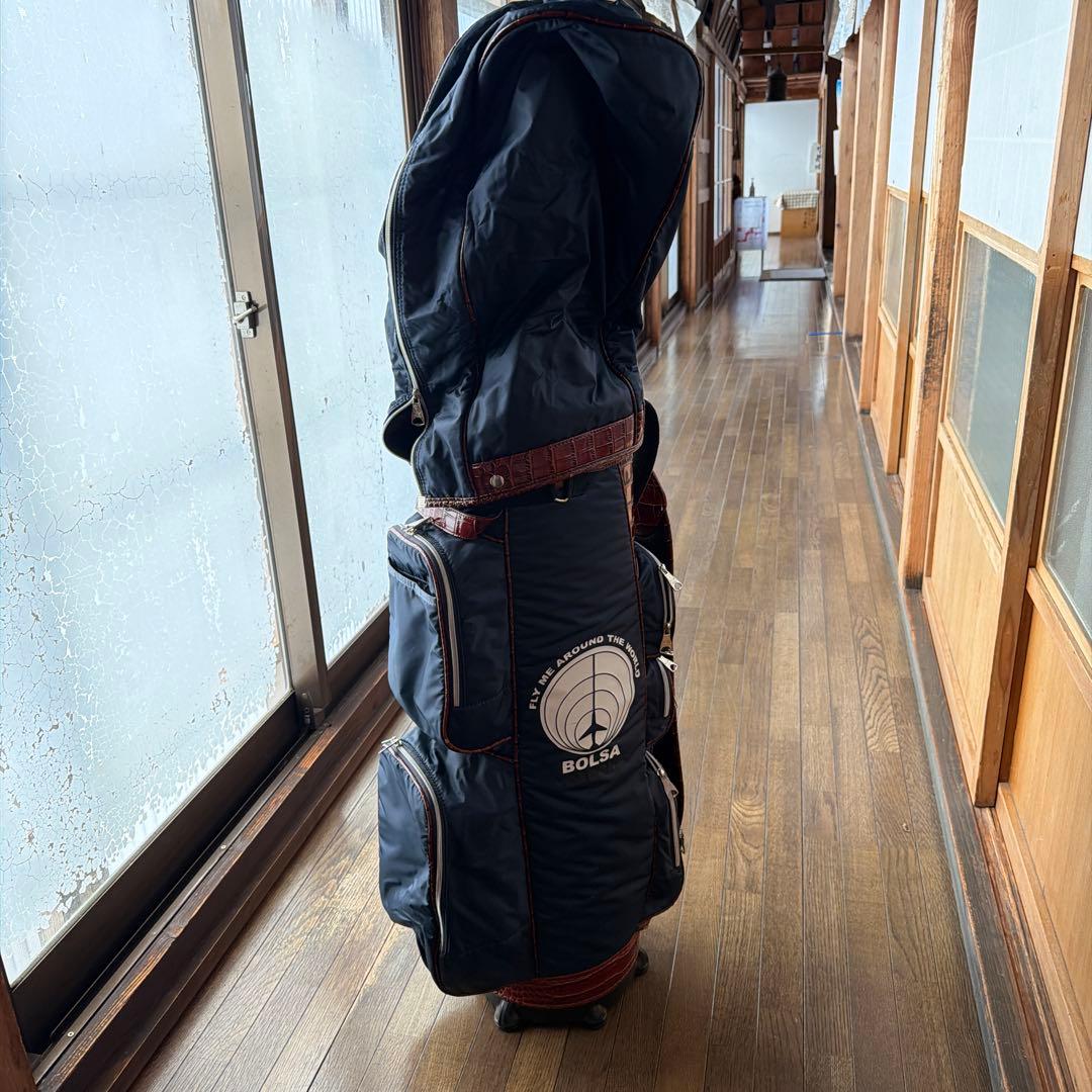 BOLSA ゴルフバッグ・キャディバッグ ネイビー
