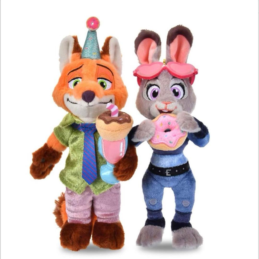 ズートピア ディズニーストア ジュディ ニック クロウハウザー 10周年　3体