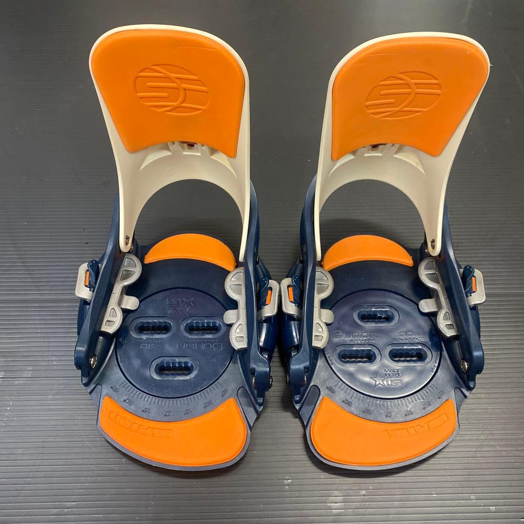Burton バートン　スノーボードビンディング ネイビー/オレンジ