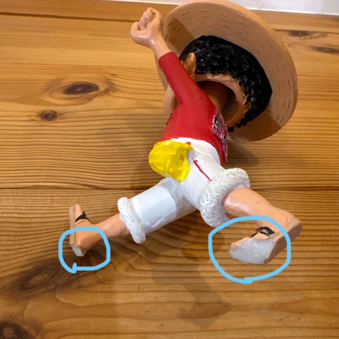 ワンピース モンキー・D・ルフィ フィギュア ボブルヘッド　レッドソックス