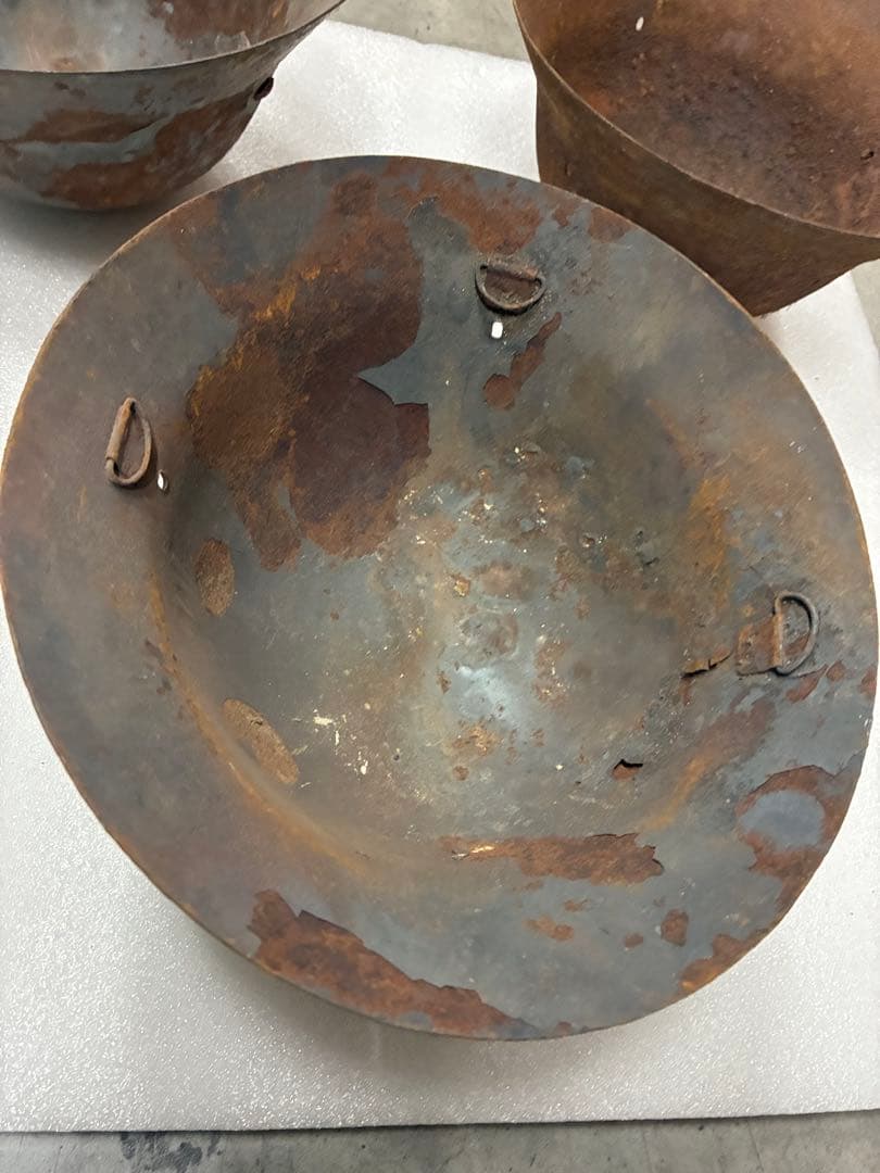 当時物 旧日本軍 鉄帽 陸軍 大日本帝国 ヘルメット ミリタリー 鉄製 鉄かぶと