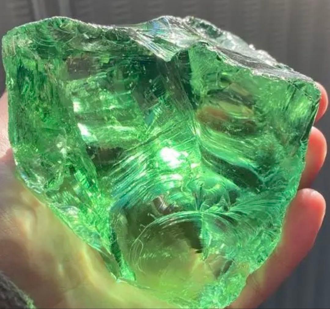 アンダラクリスタル（グリーン）シエラネバダ産 原石／約999g 特大サイズ