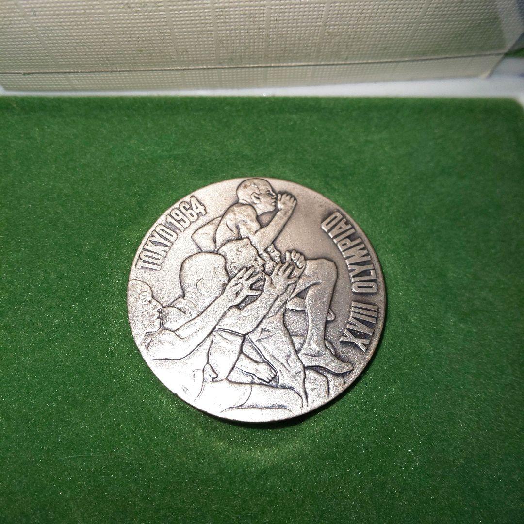 1964年 東京オリンピック記念 銀メダル シルバー 925/1000 ケース付