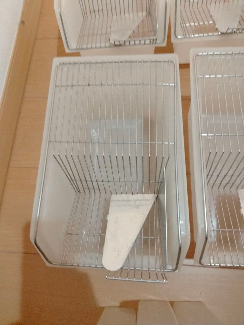 未使用マウス飼育ケージ　小　6台