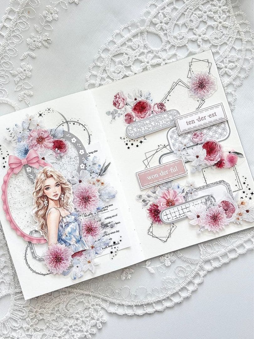 コラージュ素材　紙もの　素材紙　【2546】