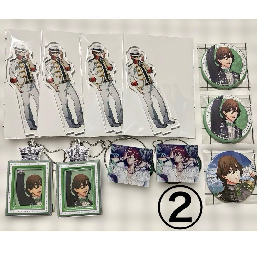 【嶺二】うたプリWL ワンダーランド アクスタ アクリルキーリング 缶バッジ