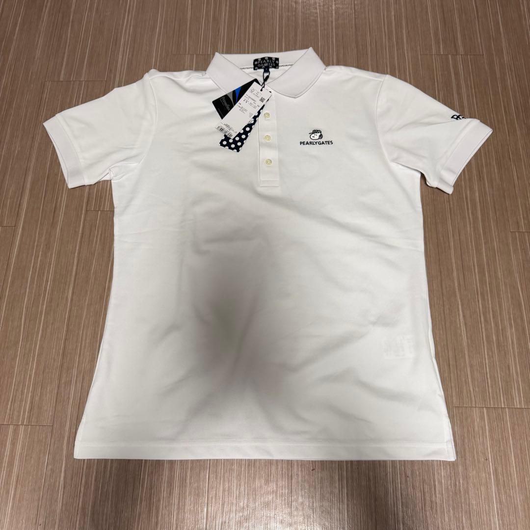 新品タグ付きPEARLY GATES スヌーピーコラボ半袖ポロシャツ サイズL