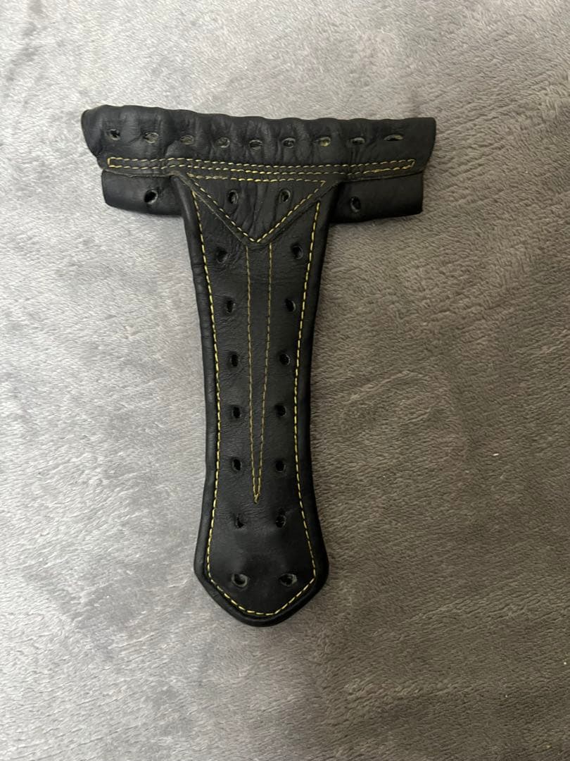 Mizuno Pro 硬式外野手用グローブ 黒/オレンジ 右手用