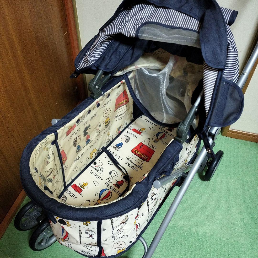ペットパラダイス　PEANUTS スヌーピー柄　ペットカート