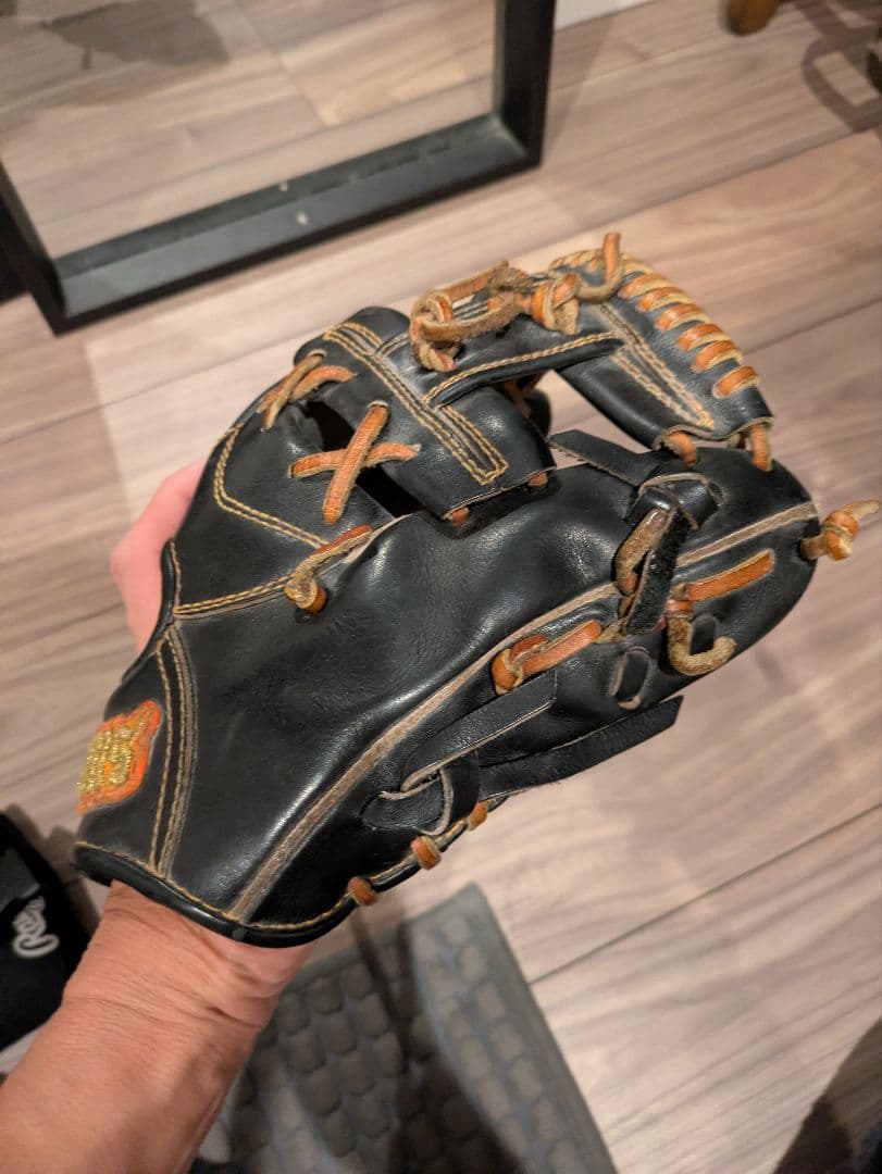 ZEEMS ジームス　硬式野球グローブ 右投げ用 黒