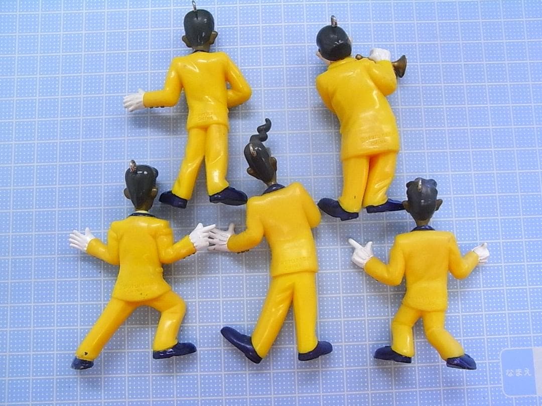 昭和レトロ ラッツ&スター フィギュア キーホルダー 全5体セット