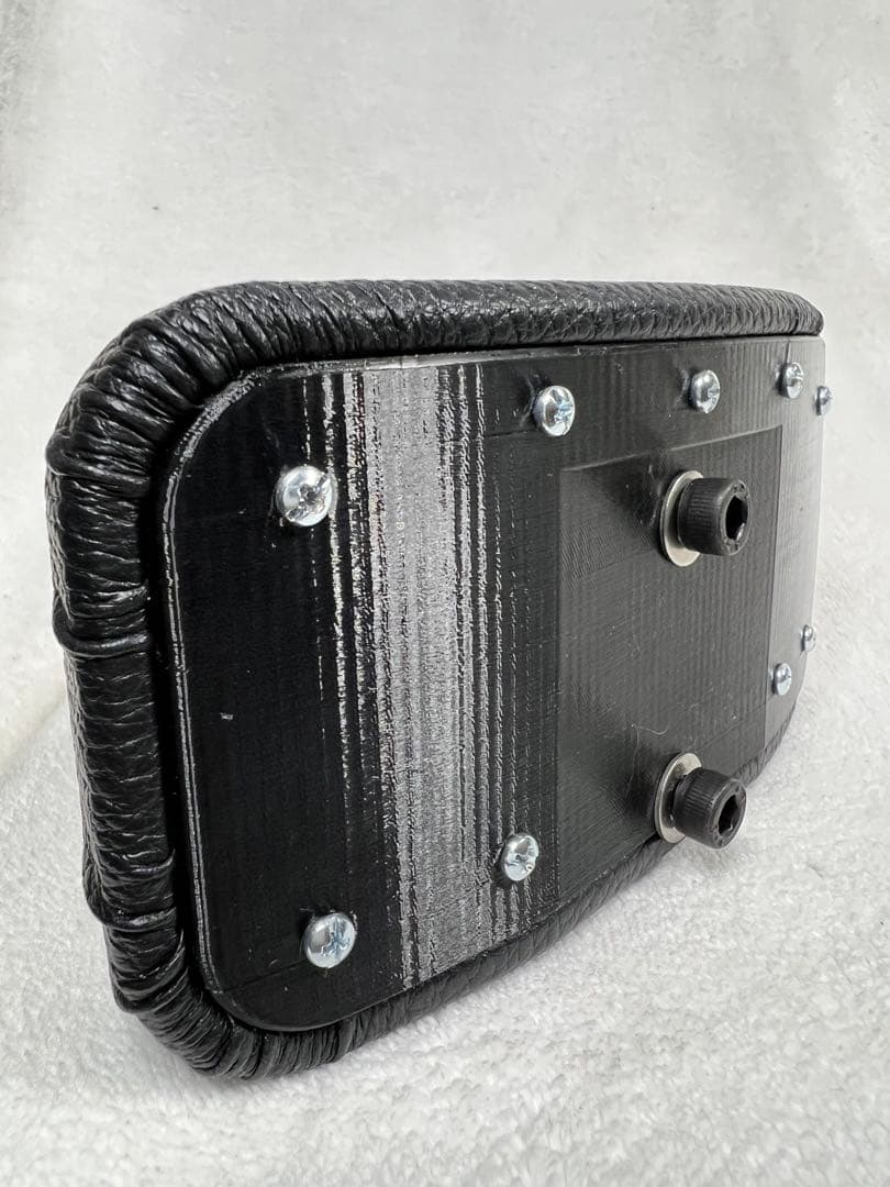 リカンベント向け　汎用ヘッドレスト　ビニールレザー仕上げ　フレームはご自身で！