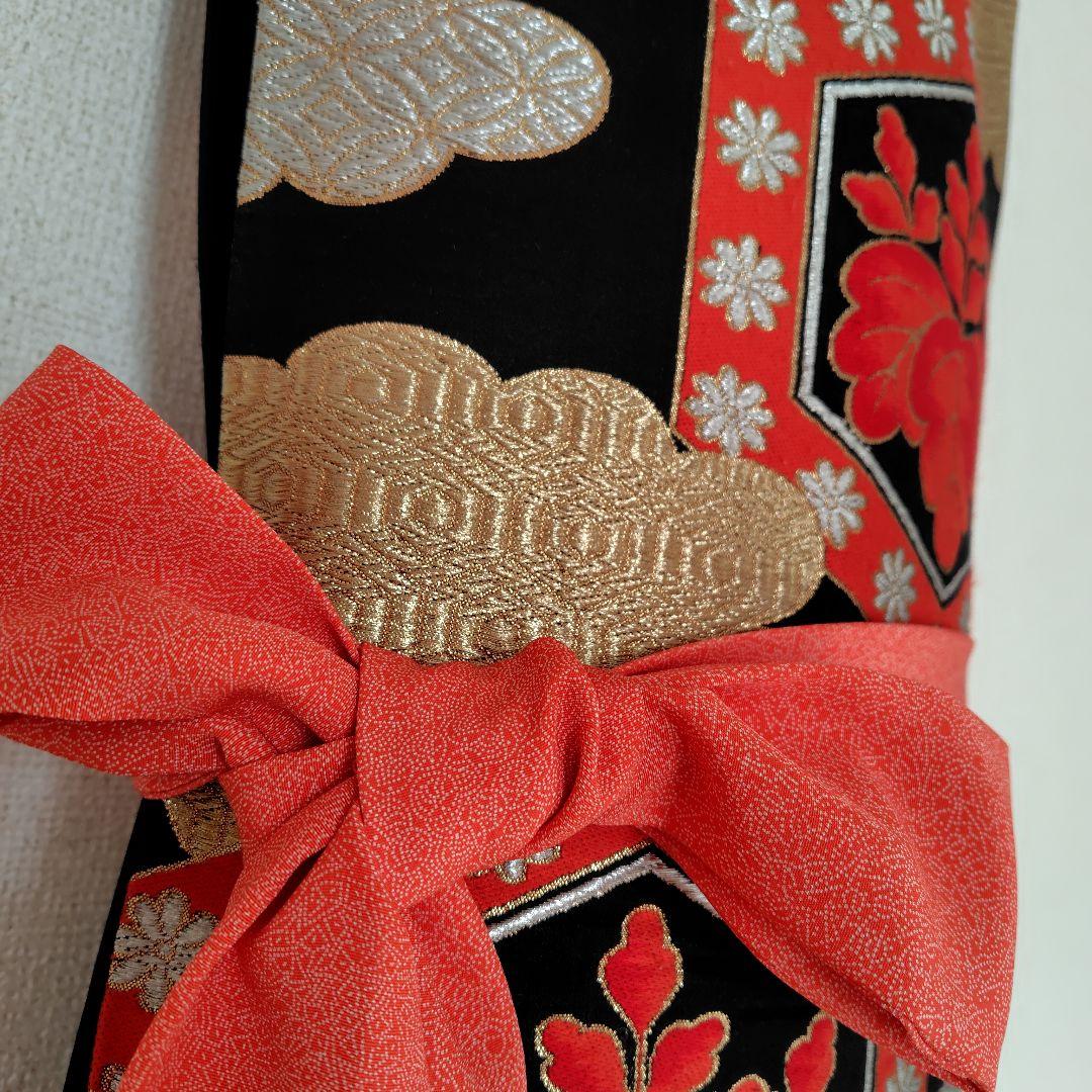 お琴カバー【桐】着物帯 ゆたん油単ハンドメイド 和楽器 正絹 袋帯 山田流生田流