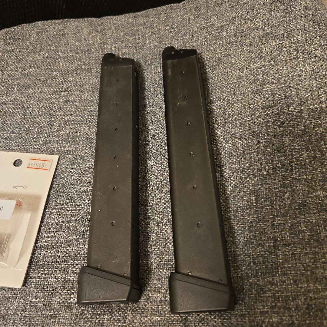 東京マルイグロック用 カービンコンバージョンキット+ロングマガジン×2 セット