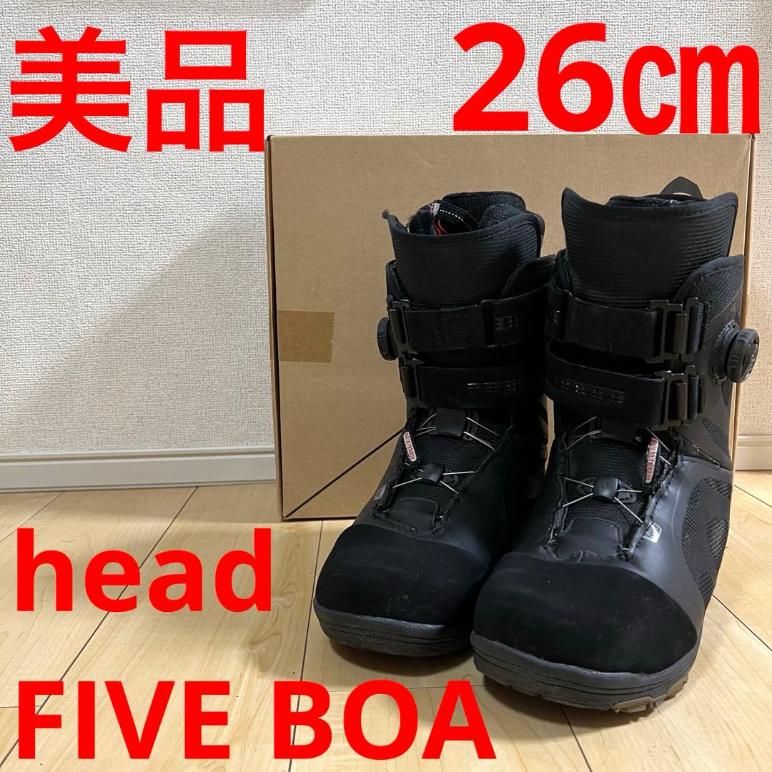 【美品_即日発送】head ヘッド FIVE BOA ファイブボア 26.0cm