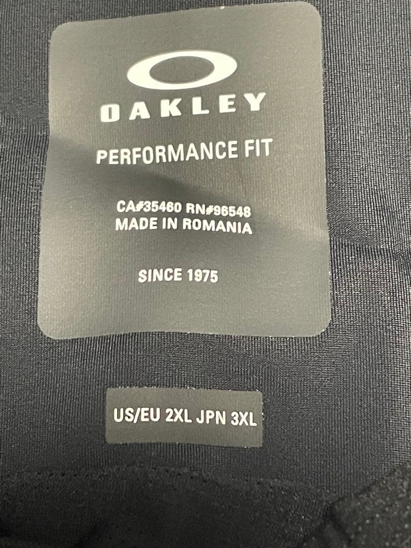 新品　Oakley ENDURANCE BIB 20 XXL ブラック