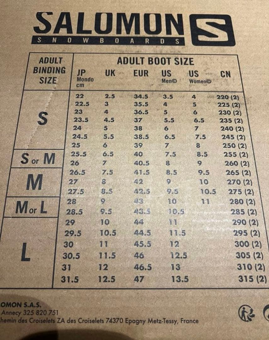 おみSalomonhpsdistrictmスノーボードビンディングサロモン