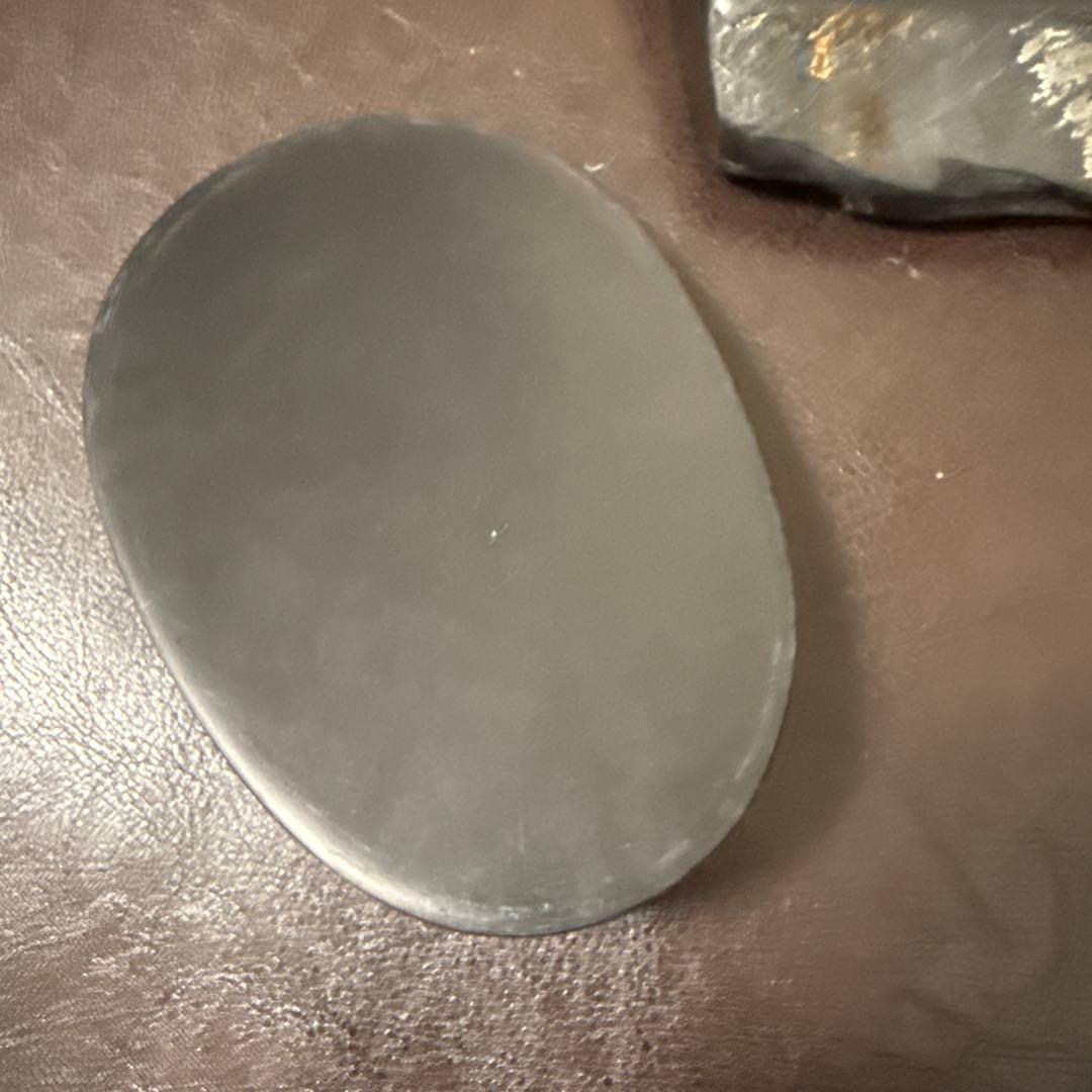 硯　日本製、天然石、那智黒石、昭和、希少