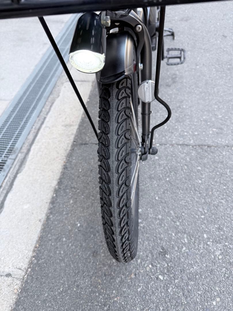 子供乗せ　ヤマハ　電動アシスト自転車 ブラック チャイルドシート付き