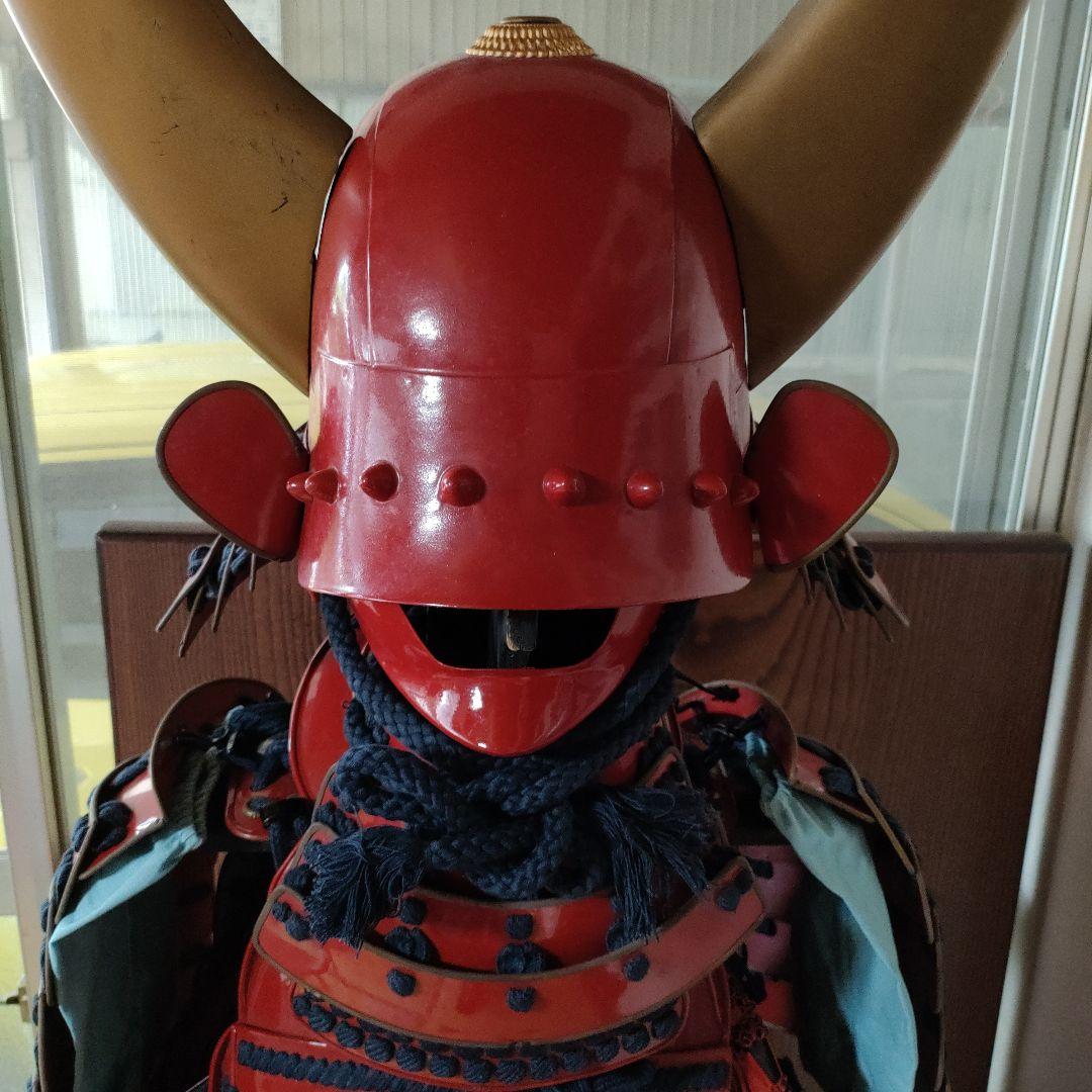井伊直政　井伊家着用鎧　天衝横立赤備具足　徳川四天王　甲冑　鎧兜