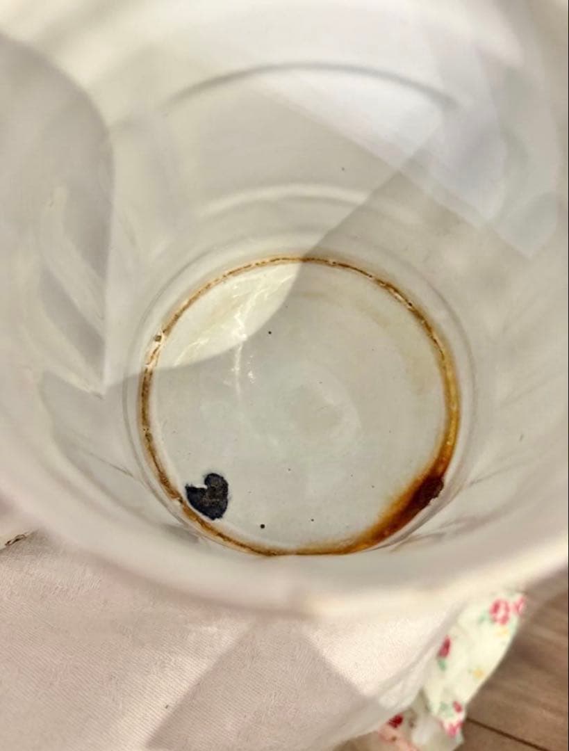 【希少 シーム】1900sフランスアンティーク ホーロー タピオカ キャニスター