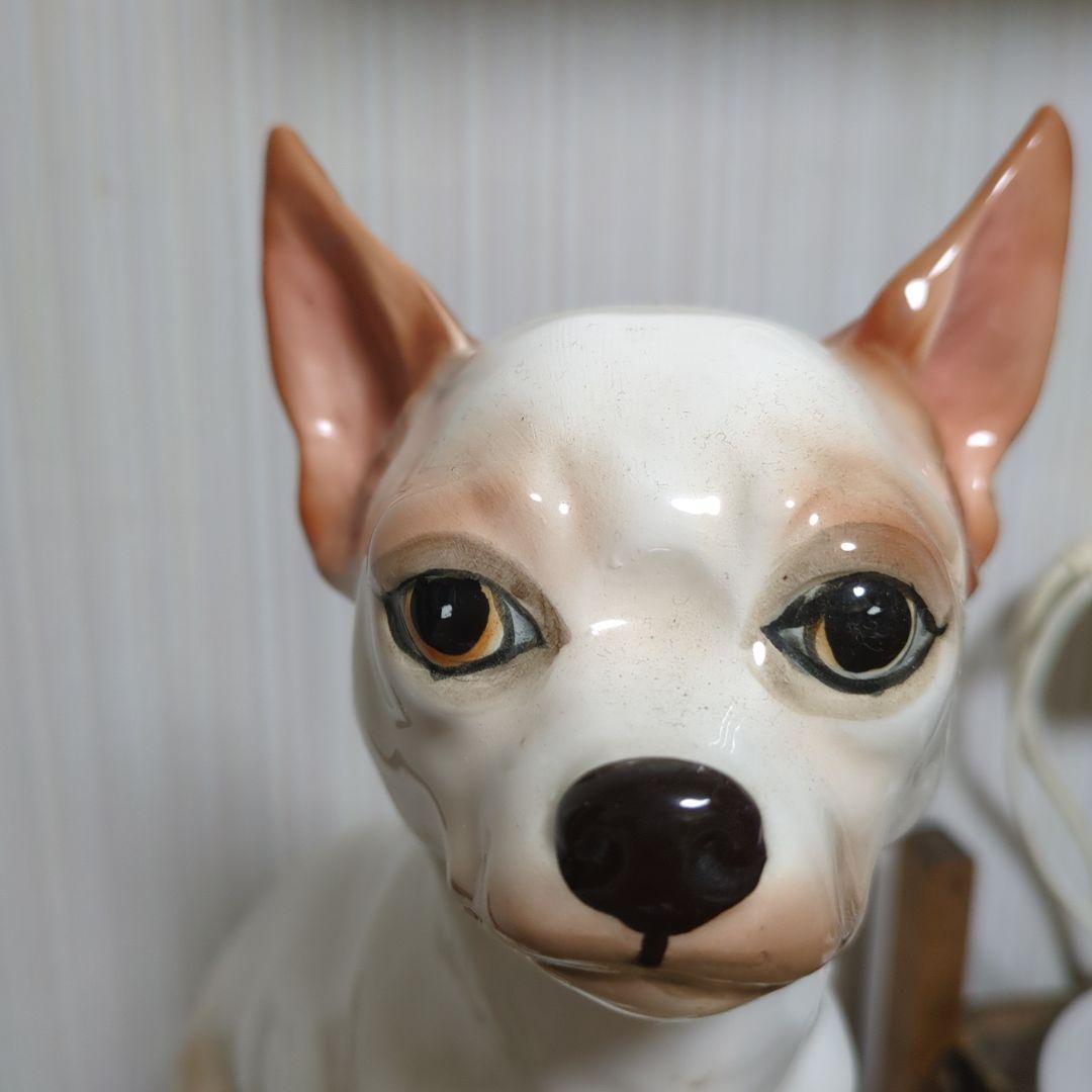 陶器製　チワワ　置物