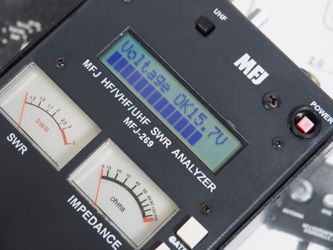 ◼︎動作確認 MFJ-269 1.8 ～ 470MHz アンテナ アナライザ