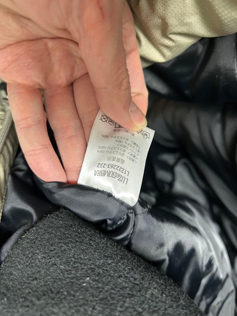 ルースイソンブラ　中綿ジャケット　ゴールドXL