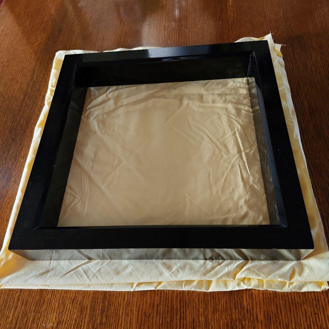 茶道具漆塗り　爐ぶち、裏側に少しキズがあります