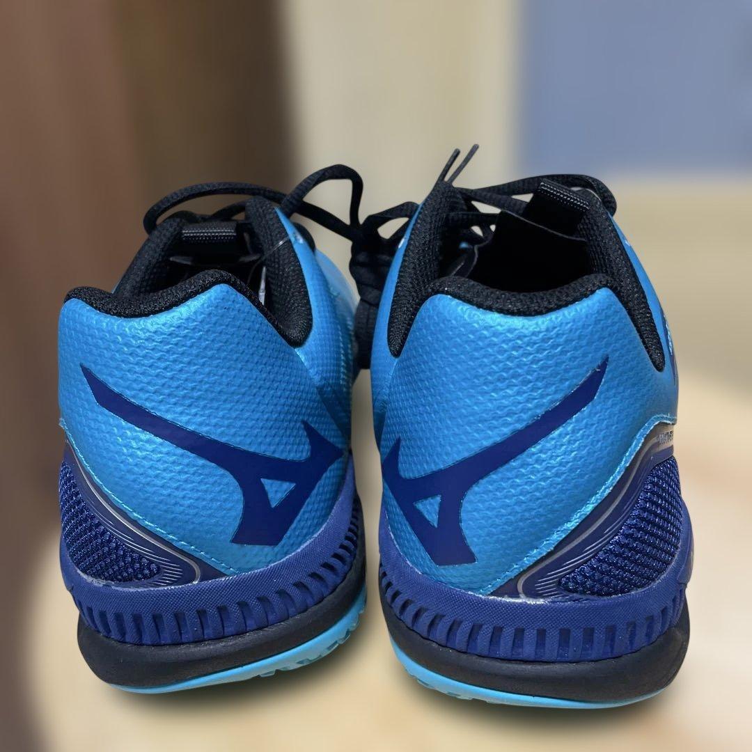 新品　ミズノ テニスシューズ ウエーブエクシード 4 OC 61GB