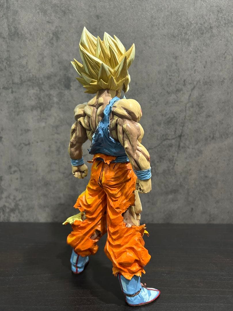 ドラゴンボール フィギュア リペイント 超サイヤ人 孫悟空 二次元彩色